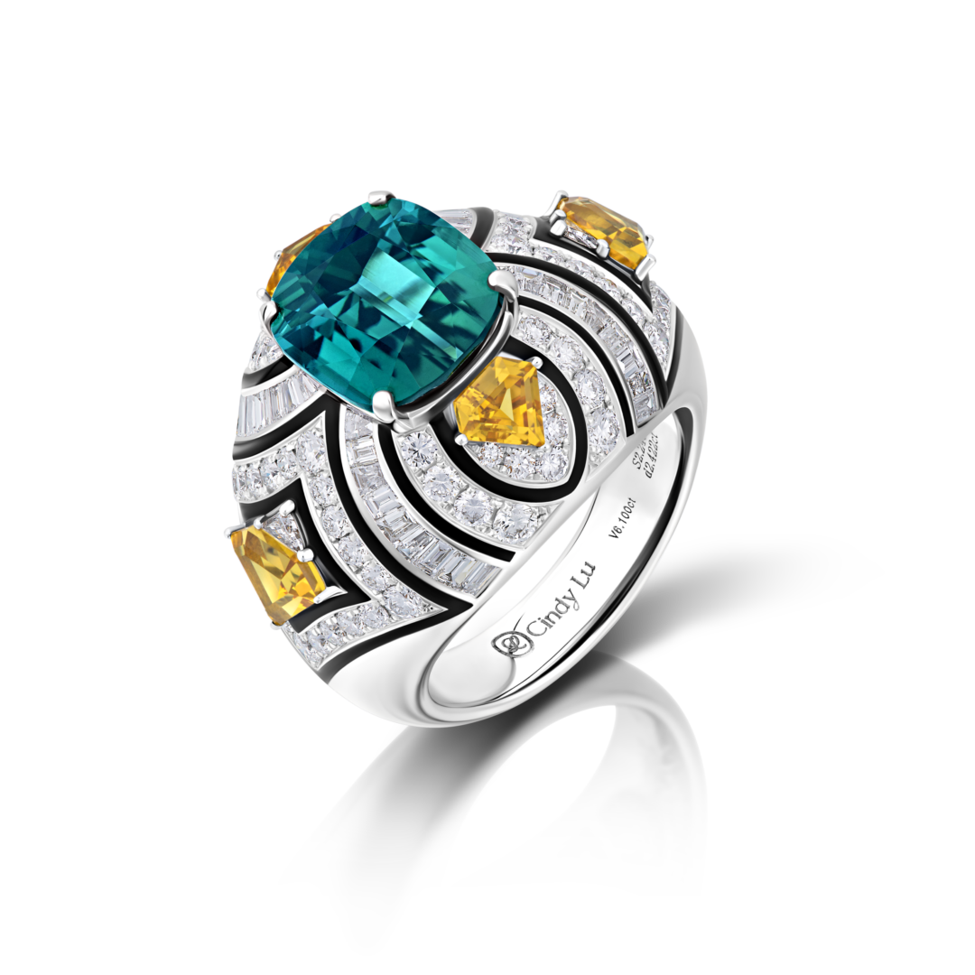 Side profile portrait of a woman
